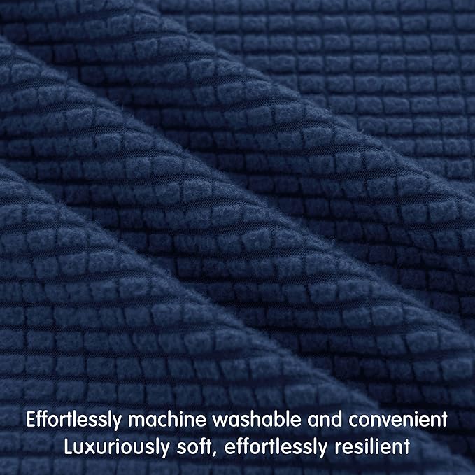 Hokway Stretch Couch Cushion Slipcovers Reversible Cushion Protector Slipcovers - Image 4