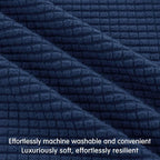Hokway Stretch Couch Cushion Covers, 3 Piece Individual Sofa Cushion - Image 5