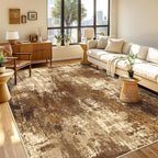 RELEANY Washable Runner 2'x8' Abstract Area Rug - Image 9