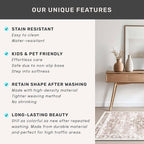 Boho Bathroom Rug 2x5 Runner, Neutral Farmhouse Kitchen Rugs, Small Throw - Image 7