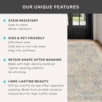 Washable Dining Room Rugs, 6x9 Area Rug - Image 8