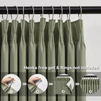 Blackout Curtains 92 Inches Long 2 Panels Set, Pinch Pleated - Image 2