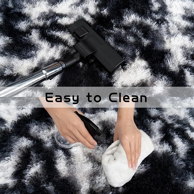 Super Fluffy Area Rug for Living Room 5x7, Shaggy Carpet - Image 5