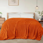 Exclusivo Mezcla Striped Twin Size Fleece Blanket by ExclusivoMezcla