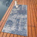 Keen Home Design Terrace Outdoor Runner Rug - 2x12 Washable Indoor/Outdoor Rug for Patio, Kitchen, Balcony, Beach, Garden, Deck and Porch, Size: 2'2"x11'10"