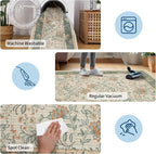 GarveeHome Small Sage Green Entryway Rug, 2x3 Washable Front Door Rug Indoor - Image 7