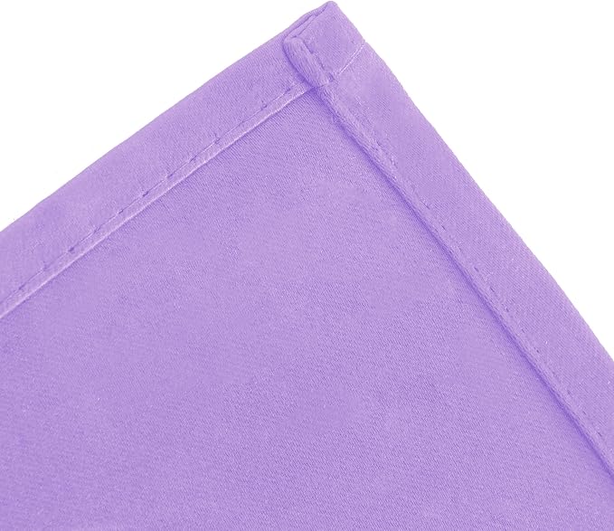 Lavender Blackout Curtains 38 x 63 Inch Length/Set of 2 Curtain Panels/Thermal - Image 8