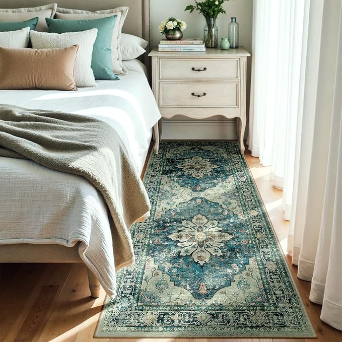 RELEANY Washable Area Rug, Runner 3'x8', Water Repellent, Pet Friendly - Image 2
