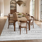 cotiled Boho 5x8 Area Rugs for Living Room: Soft Moroccan Washable Rug | Solve - Image 6