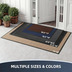 Front Door Mat Outside Entrance, Heavy Duty Waterproof Doormat | 73"x46" - Image 5