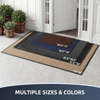 Front Door Mat Outside Entrance, Heavy Duty Waterproof Doormat | 29.5"x17" - Image 2