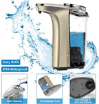 Automatic Soap Dispenser, Touchless Dish soap Dispenser 17oz/500ml with Upgraded Infrared Sensor, 5 Adjustable Soap Dispensing Levels, Liquid Hand soap Dispenser for Bathroom & Kitchen