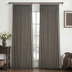 Chocolate Tart Extra Long 108 Inch Floor to Ceiling Curtains by PleatedDrapes