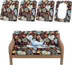 Waterproof Outdoor Cushion Covers, Stretch Patio Slipcovers | UV Resistant by hyha