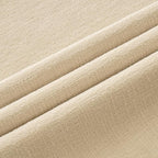 MIULEE Beige Chenille Couch Euro Throw Pillow Covers, 22x22 | Set of 2 - Image 2