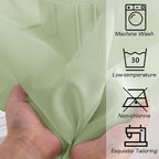 Sheer Curtains 63 inch Length 2 Panels Set, Rod Pocket Voile Fimly Sheer Drapes - Image 3