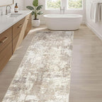 LOONGRUG Runner Rug 2x6 Washable Non-Slip Kitchen Neutral Modern Rug | Abstract - Image 5