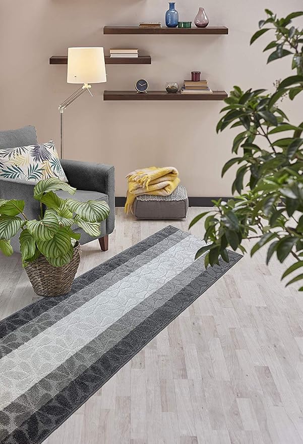 6 Ft Gray Hallway Runner Rug, Non Slip Washable, Kitchen & Entryway | 2'2" x 6 - Image 5