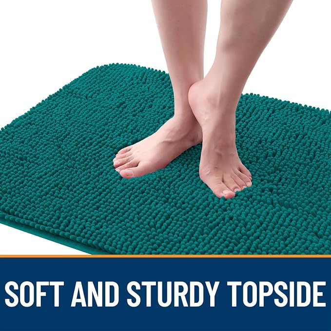 OLANLY Dog Door Mat for Muddy Paws 47x17, Super Absorbent Chenille Mud Mat | - Image 4