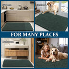OLANLY Dog Door Mat for Muddy Paws 24x16, Super Absorbent Chenille Mud Mat | - Image 8