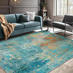 RELEANY Washable 5'x8' Abstract Area Rug by RELEANY
