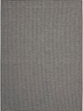 Nourison Positano Indoor-Outdoor Charcoal 9' x 12' Area Rug, Easy Cleaning, Non Shedding, Bed Room, Living Room, Dining Room, Backyard, Deck, Patio (9x12)