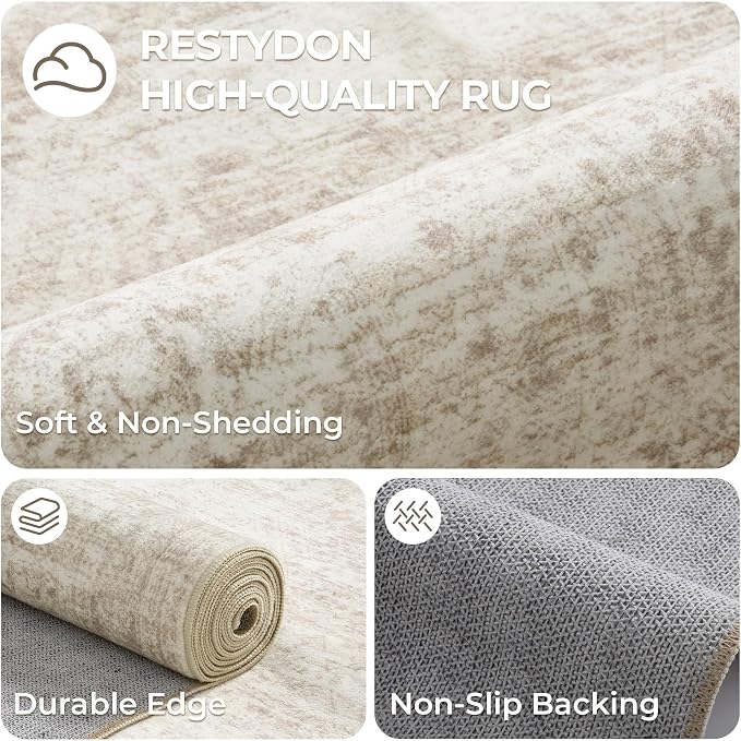 2x8 Runner Rug Non Slip, Washable Hallway Runner Rug, Nursery Room, Soft Runner - Image 7