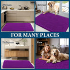 OLANLY Dog Door Mat for Muddy Paws 36x24, Super Absorbent Chenille Mud Mat | - Image 8