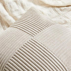 Fancy Homi 2 Packs Neutral Taupe Lumbar Decorative Throw Pillow Covers 14x22 - Image 3