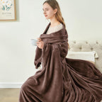 BEDELITE Fleece Blanket Soft Plush Twin Size Blanket Brown 60"x80" | Ultra Soft - Image 4