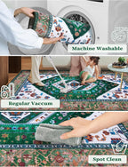 SERISSA 2x6 Washable Non Slip Boho Runner Rug - Image 2
