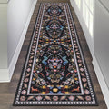 HEBE Hallway Runner Rug 2'x8', Washable Non Slip Kitchen Rug Runner | Soft Boho by HEBE