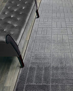 12 Ft Charcoal Hallway Runner Rug Non Slip Washable, Kitchen Entryway | Custom by ORFAHOME