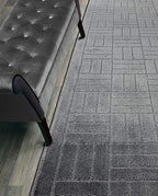 11 Ft Charcoal Hallway Runner Rug Non Slip Washable, Kitchen Entryway | Custom by ORFAHOME