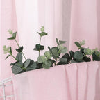 Tollpiz Short Sheer Curtain Living Room Linen Textured Curtains Sheer Light - Image 6