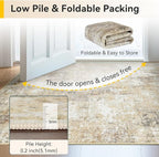 RELEANY Washable Square 8'x8' Area Rug - Image 4