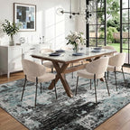 RELEANY Washable 9'x12' Abstract Area Rug - Image 3