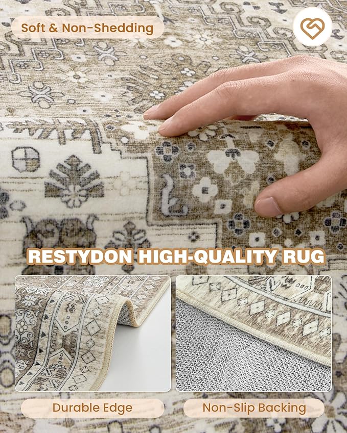 3x8 Runner Rug Non Slip Washable Rugs - Image 7