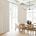 RYB HOME Sheer Curtains 108 inches, Extra Long Floor to Ceiling Curtains | - Image 5