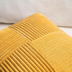 Fancy Homi 2 Packs Gold Yellow Lumbar Decorative Throw Pillow Covers 16x24 Inch - Image 3