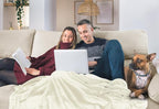 Utopia Bedding Ultra Soft Fleece Bed Blanket Queen Size Ivory | Microfiber - Image 5
