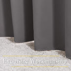 NICETOWN Grey Blackout Curtains 102 inches Long, Grommet Thermal Insulated - Image 6