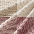 MIULEE Soft Decorative Chenille Pillow Covers Light Pink 18x18 Pack of 4 | - Image 2