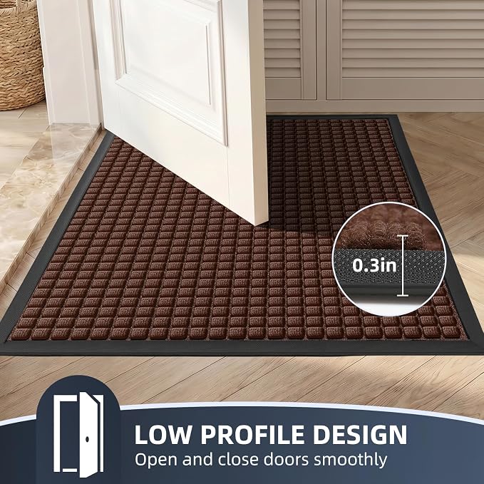 Front Door Mat Outside Entrance, Heavy Duty Waterproof Doormat | 47.5"x35.5" - Image 7