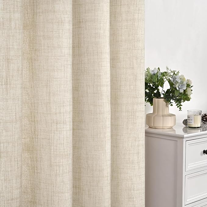 YoungsTex Linen Curtains 63 Inch Length - Image 7