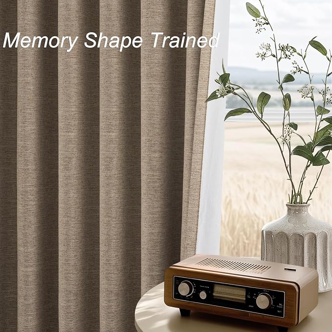 Topfinel Extra Long 132 Inch 100% Blackout Curtains - Image 3