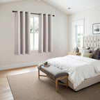 MIULEE Blackout Curtains for Bedroom 2 Panels 40 x 54 Inch Long Cobblestone | - Image 6