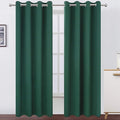 Blackout Curtains 66 x 95 inch/Dark Green Curtains Set of 2 Panels/Thermal by Lemomo