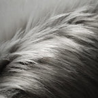 SERISSA 6x9 Fluffy Grey Faux Fur Area Rug - Image 3