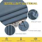 NICETOWN Smoky Blue Blackout Curtains - Image 3